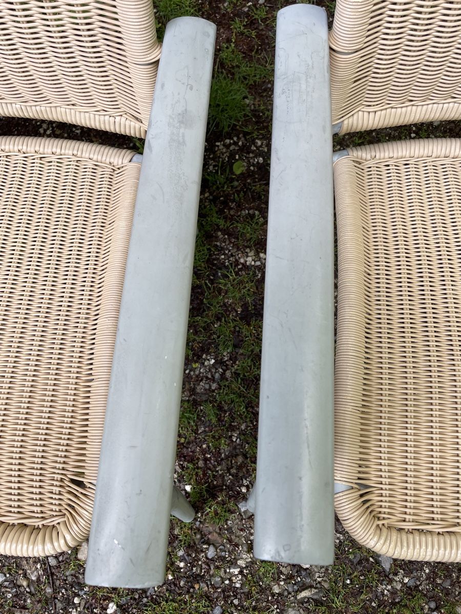 Sedie: 4 Gartenstühle, Stapelstühle, hellbeige, Gartensaison! – Usato da Ostermundigen venduto da Pehido22 3