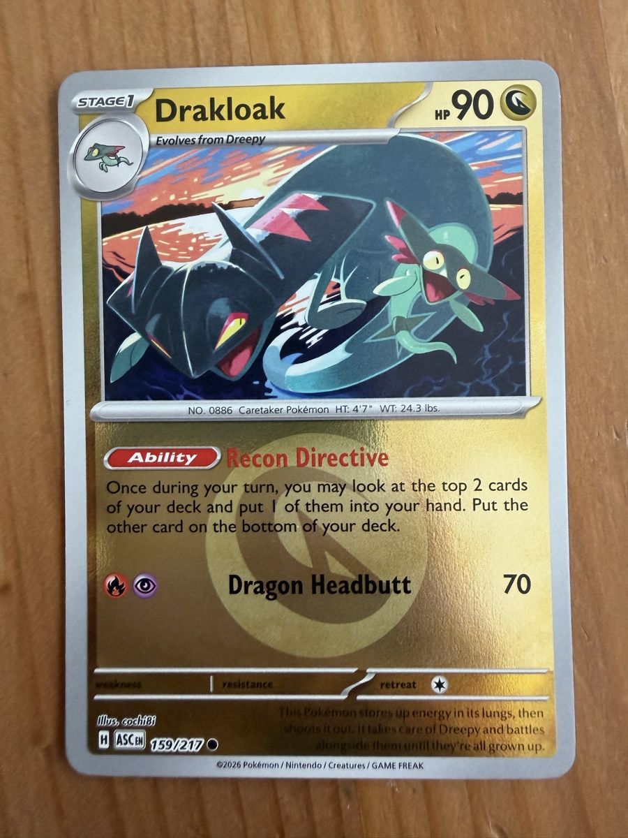 Pokémon Cartes à collectionner: Drakloak (ASC159) – Neuf (Voir description) à Vevey par Matx