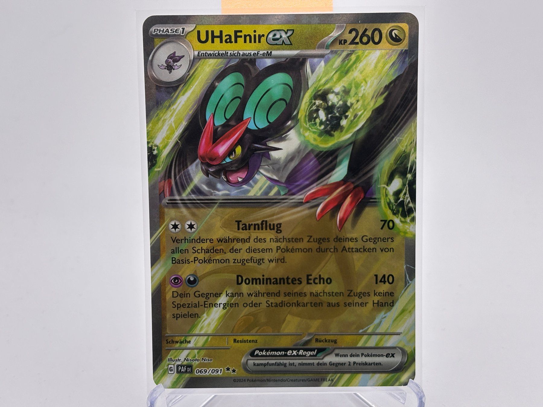 Pokémon Sammelbilder & Trading cards: Paldeas Schicksale - UHaFnir ex  (PAF 69) - DE – Neu (gemäss Beschreibung) aus Allschwil von Bullach