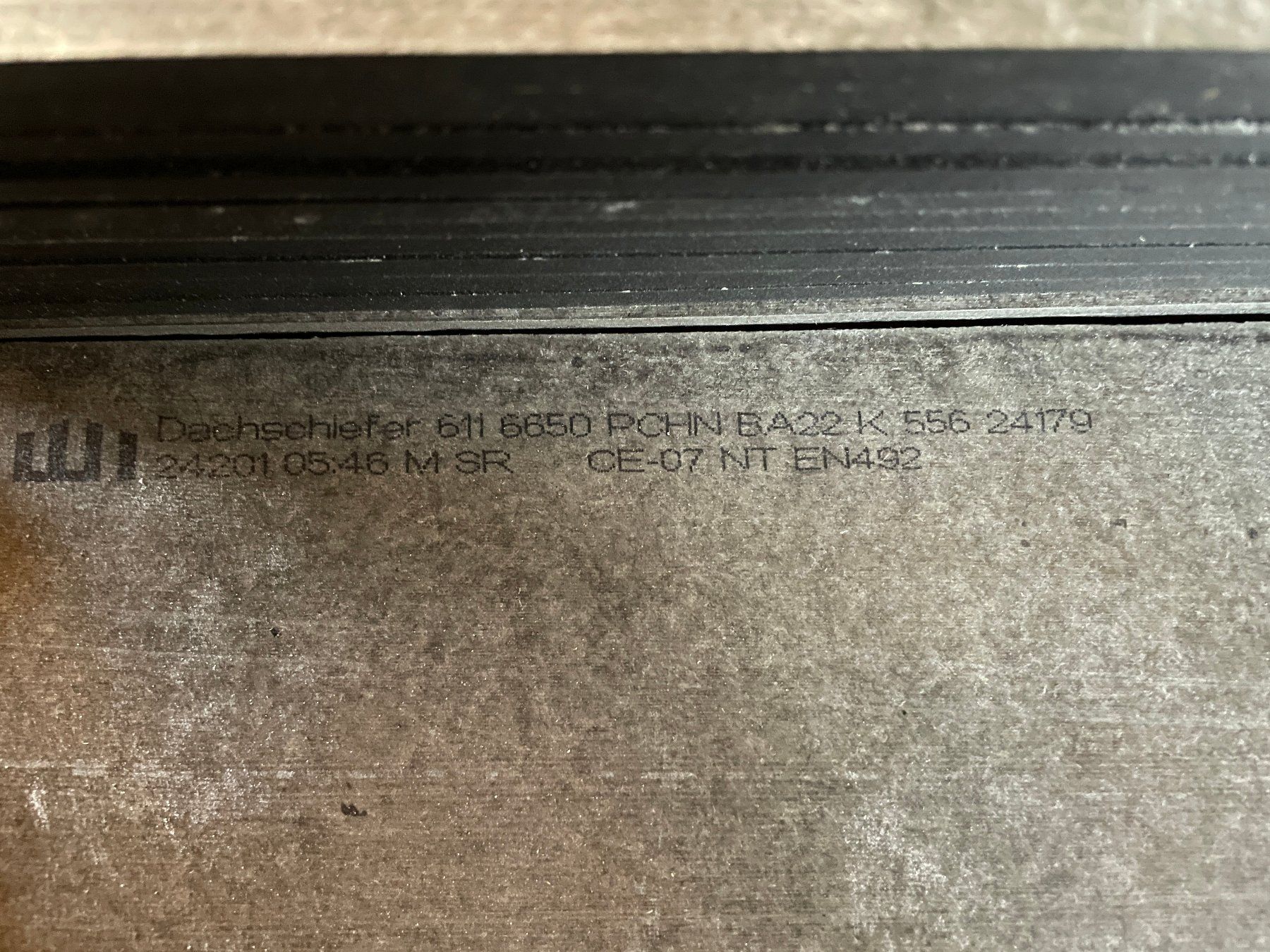 Eternit Piatti di portata: Dachschiefer "Eternit" Faserzementplatten – Nuovo (secondo la descrizione) da Mühleberg venduto da Koma67 2