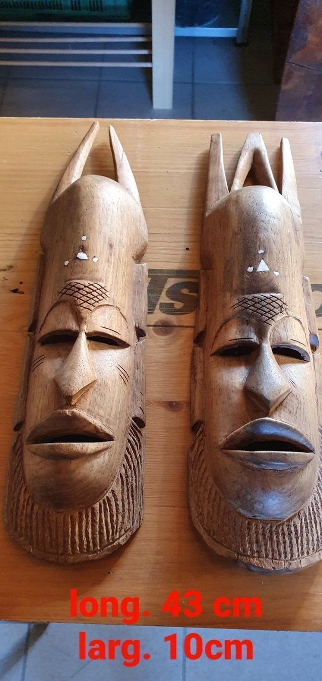 Skulpturen & Statuen: 2 sculptures en bois fait main – Neu (gemäss Beschreibung) aus Moutier von gvmv
