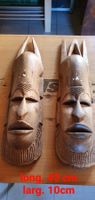 2 sculptures en bois fait main
