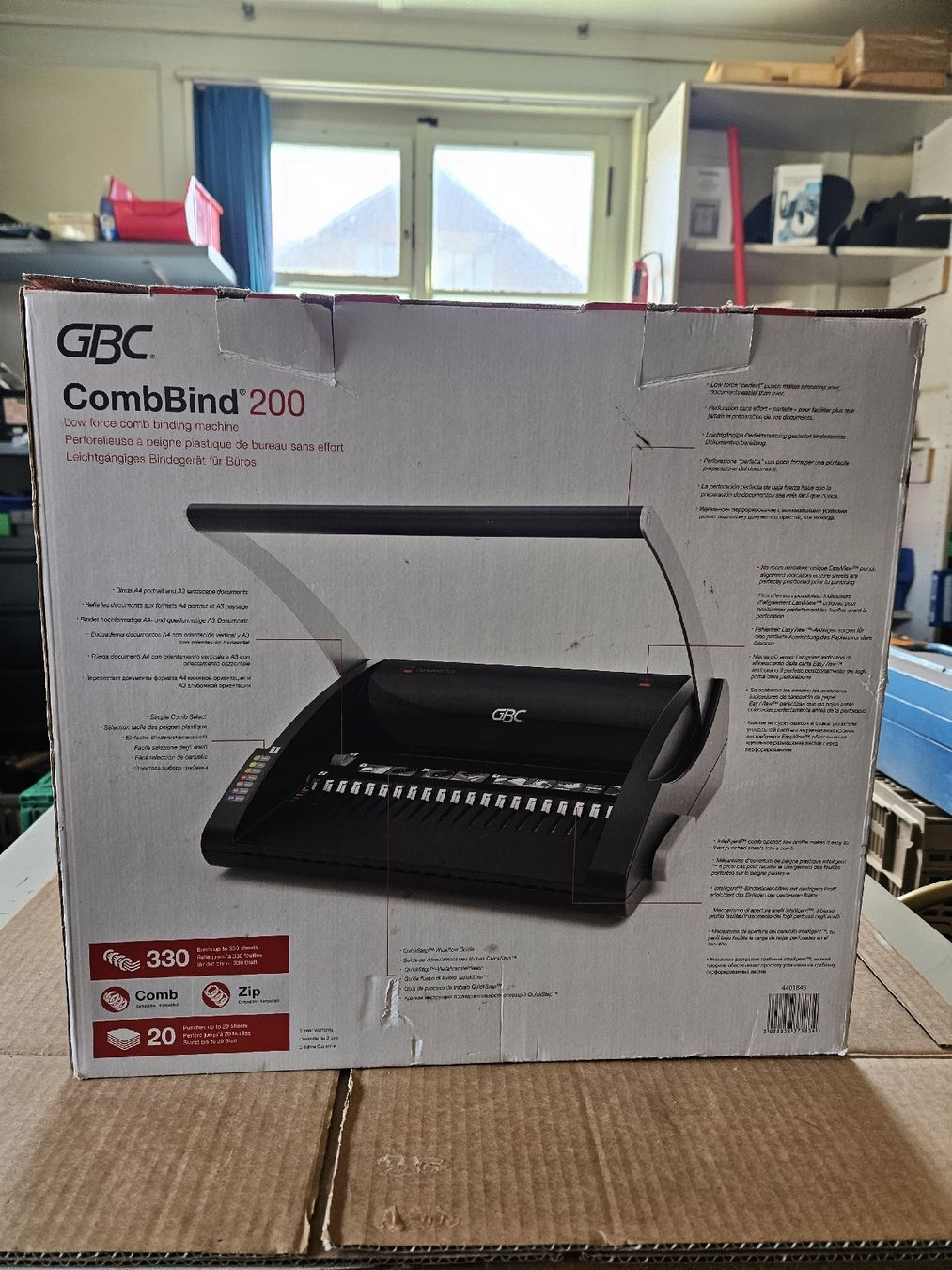 Bindegeräte: GBC CombBind 200 Bindemaschine, nie gebraucht, Top! – Neu (gemäss Beschreibung) aus Oberburg von znas 3