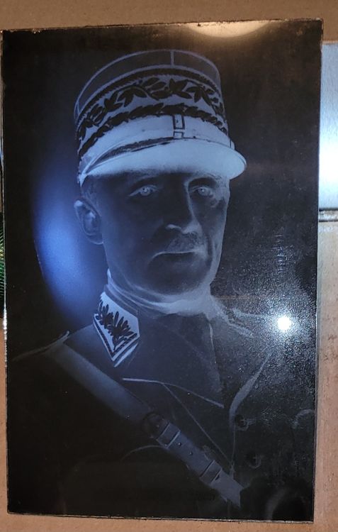 General Guisan bracciale argento e lastra fotografica altro 4