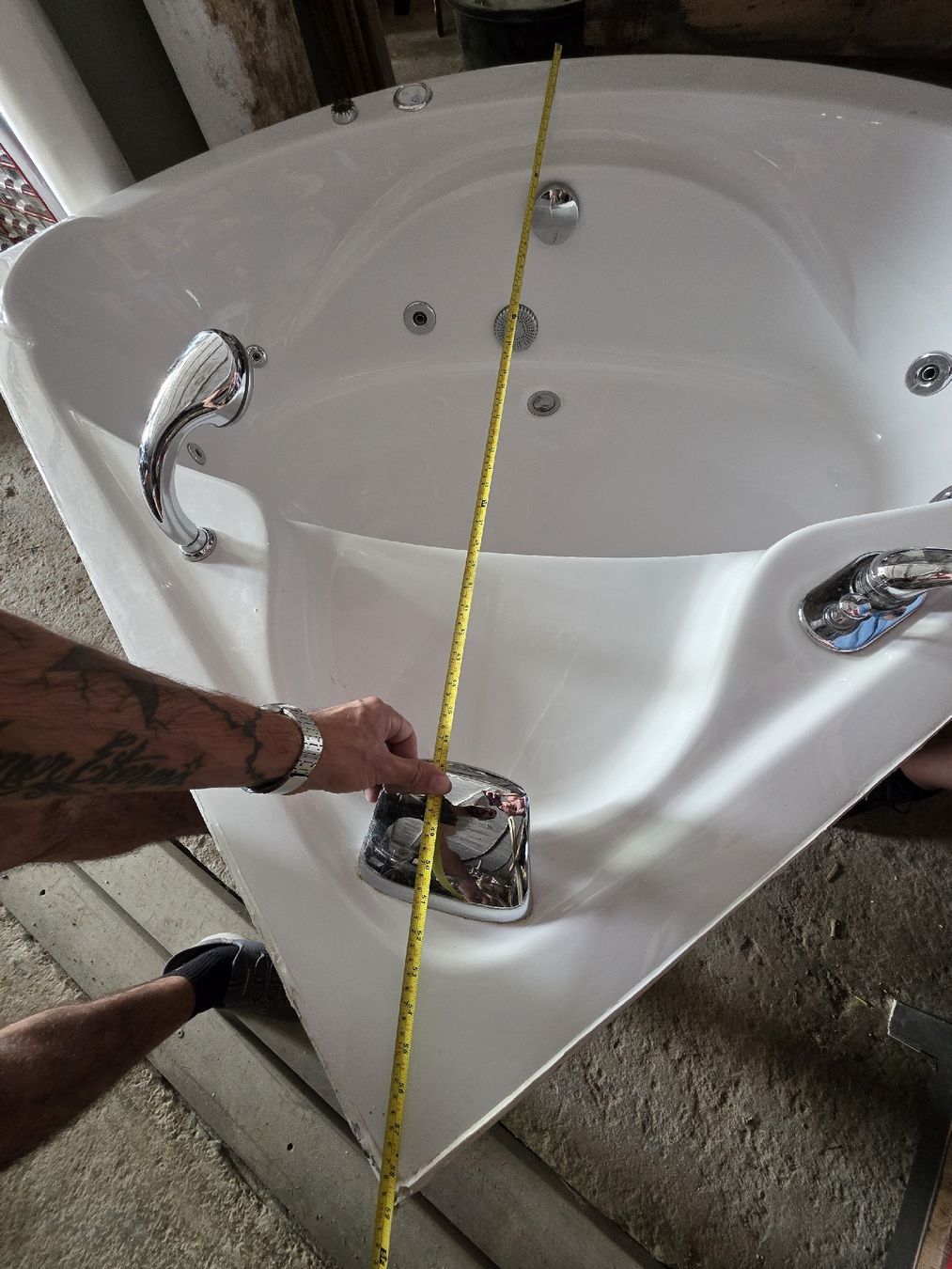 Vasche da bagno: Baignoire d'angle hydromassante Sirem – Usato da Collonges venduto da 2D_Collector 4