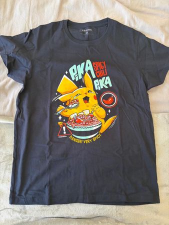 Pikachu Spicy Chili T-Shirt Size M - Fun Graphic Tee
