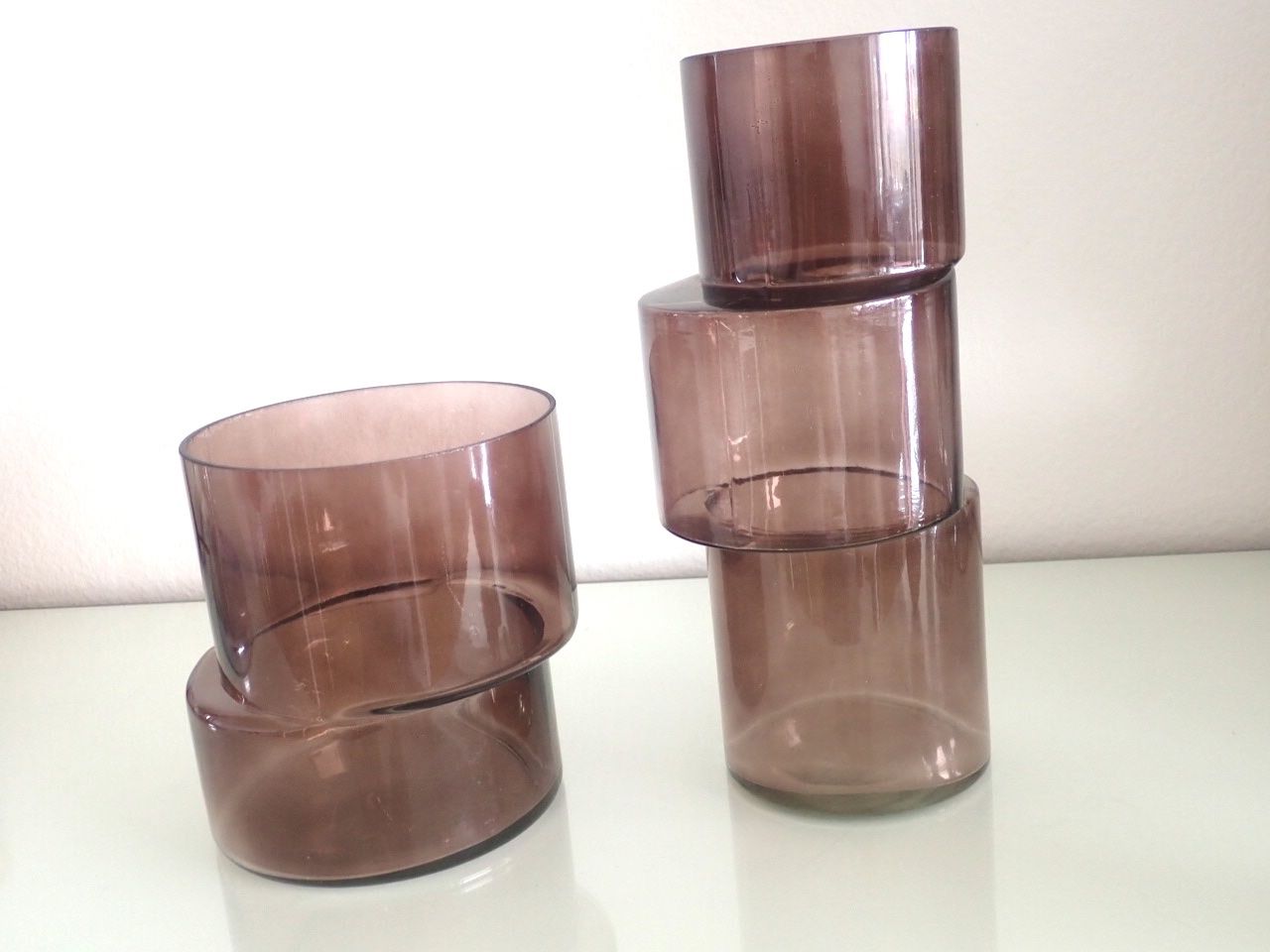 Vasen & Gefässe: 2 Vase Steps Design Modern Collection Glas Vintage – Gebraucht aus Wil SG von BrocknRoll 3