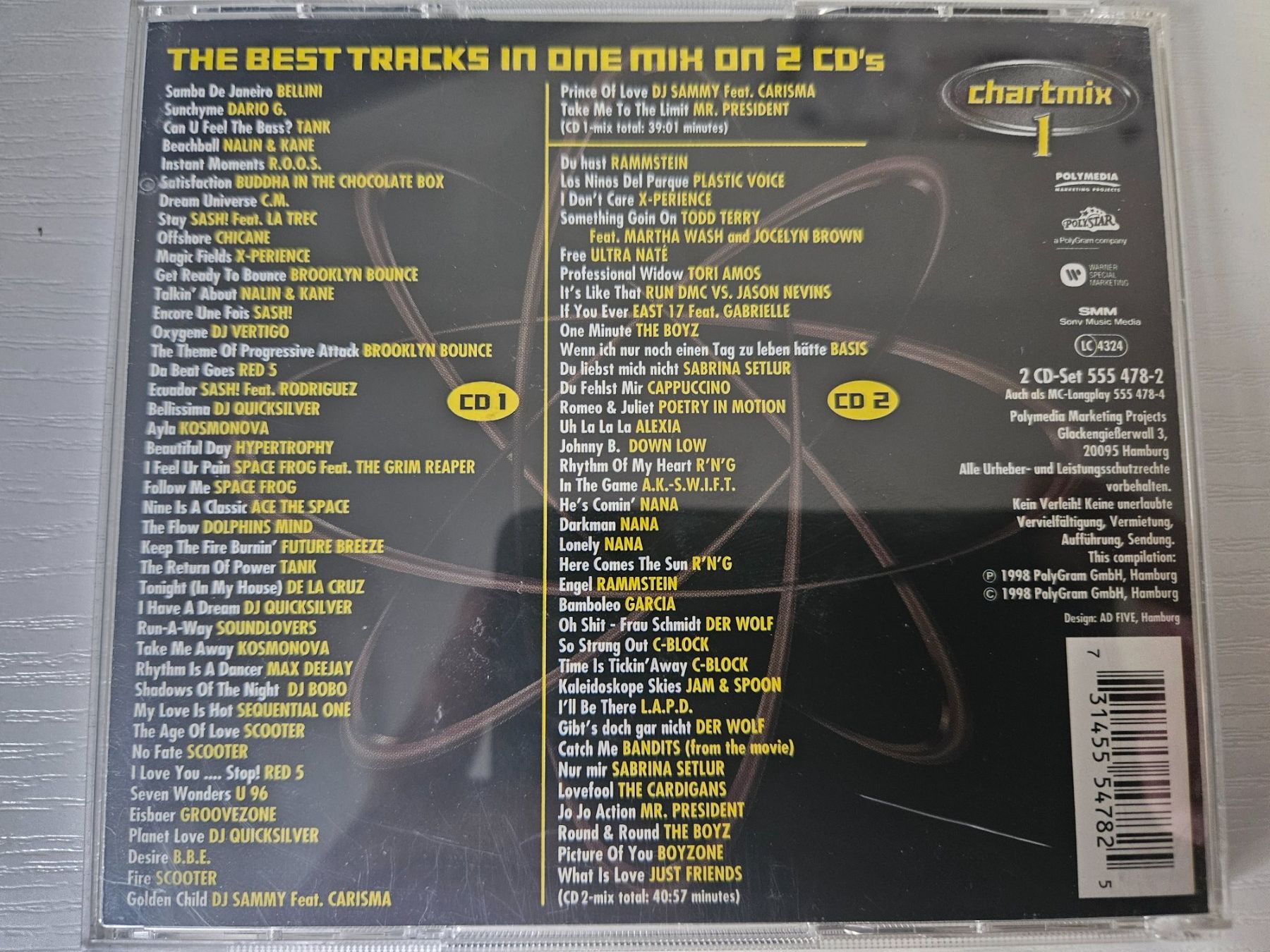CD: Chartmix 1 - 80 Hits im Megamix – Usato da Liestal venduto da tower01 1