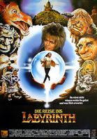 Labyrinth Filmplakat (1986) - David Bowie - Top Zustand!