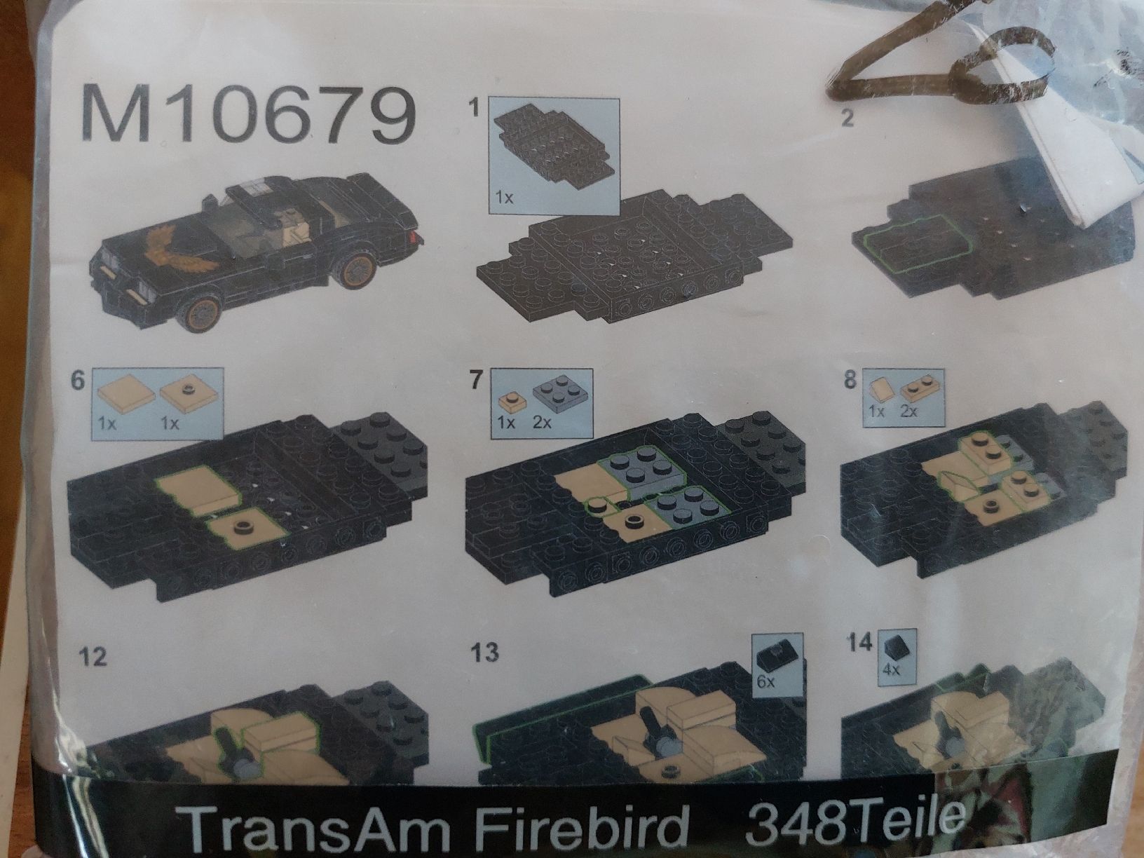 Kit di costruzioni: TransAm Firebird aus Klemmbausteinen – Nuovo (secondo la descrizione) da Roggwil BE venduto da zoeri46