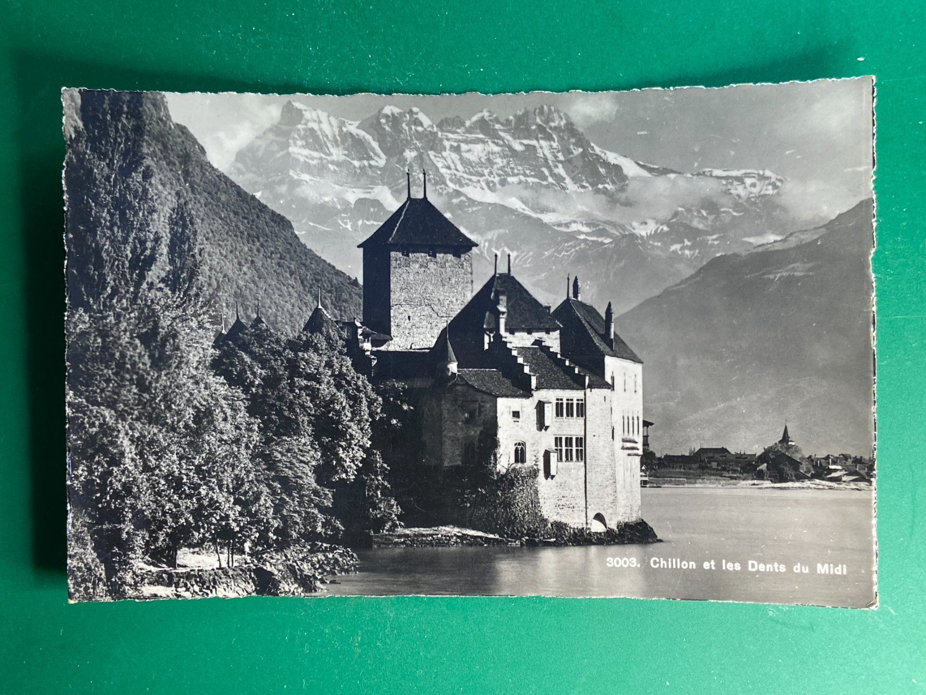 Ansichtskarten: Chillon et les Dents du Midi – Gebraucht aus Steg VS von danwer74