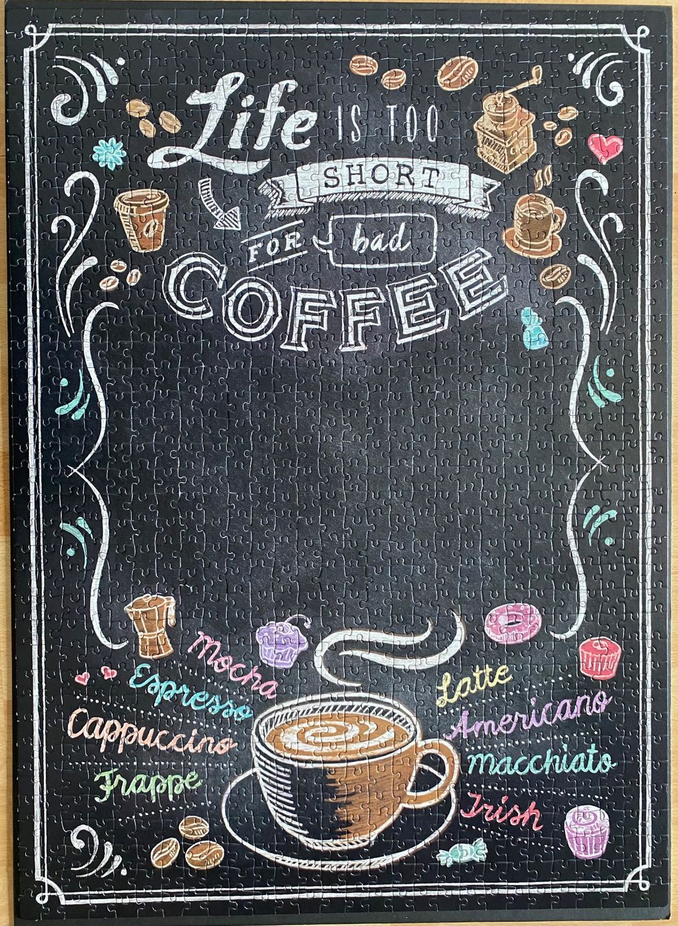 Clementoni Puzzle: Black Board Puzzle Coffee Clementoni – Usato da Brugg AG venduto da jea_N00 1