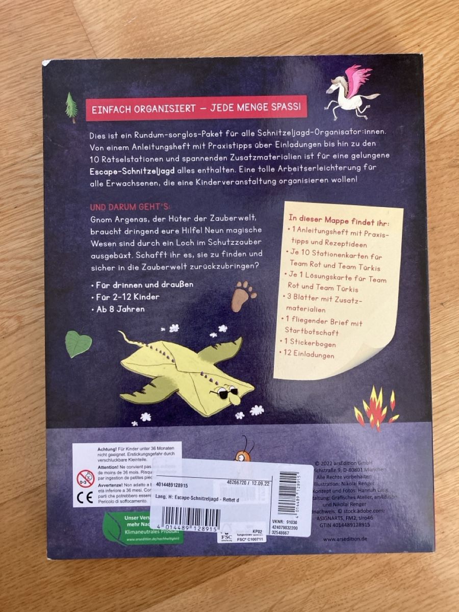 Bücher: Escape Schnitzeljagd – Neu und originalverpackt aus Grüt (Gossau ZH) von Searose 1