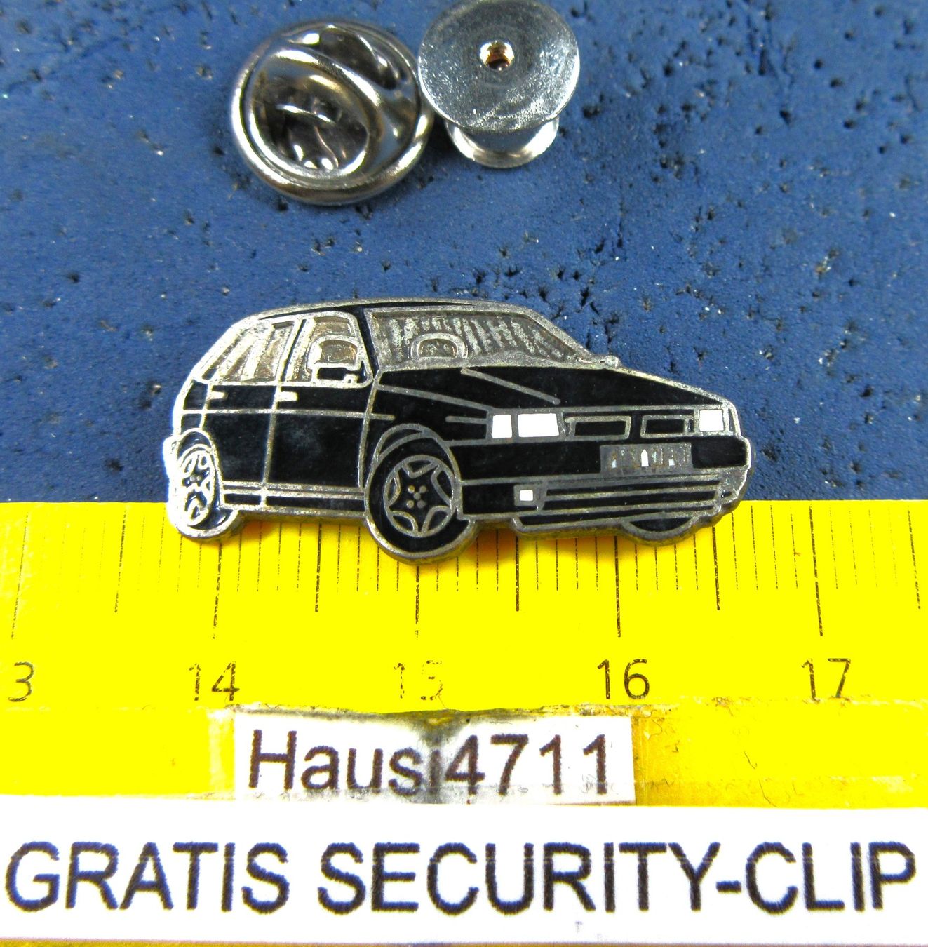 Fiat Placchette & Badge: FIAR TIPO AUTO PIN ENAMEL SCHWARZ MIT SECURITY-CLIP – Usato da Ettingen venduto da Hausi4711