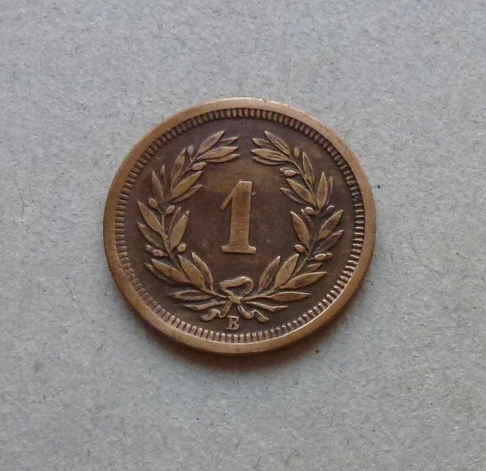Tutti le monete: ++ 1 Rappen 1882, gute Erhaltung – Usato da Walkringen venduto da Casablanca777 1