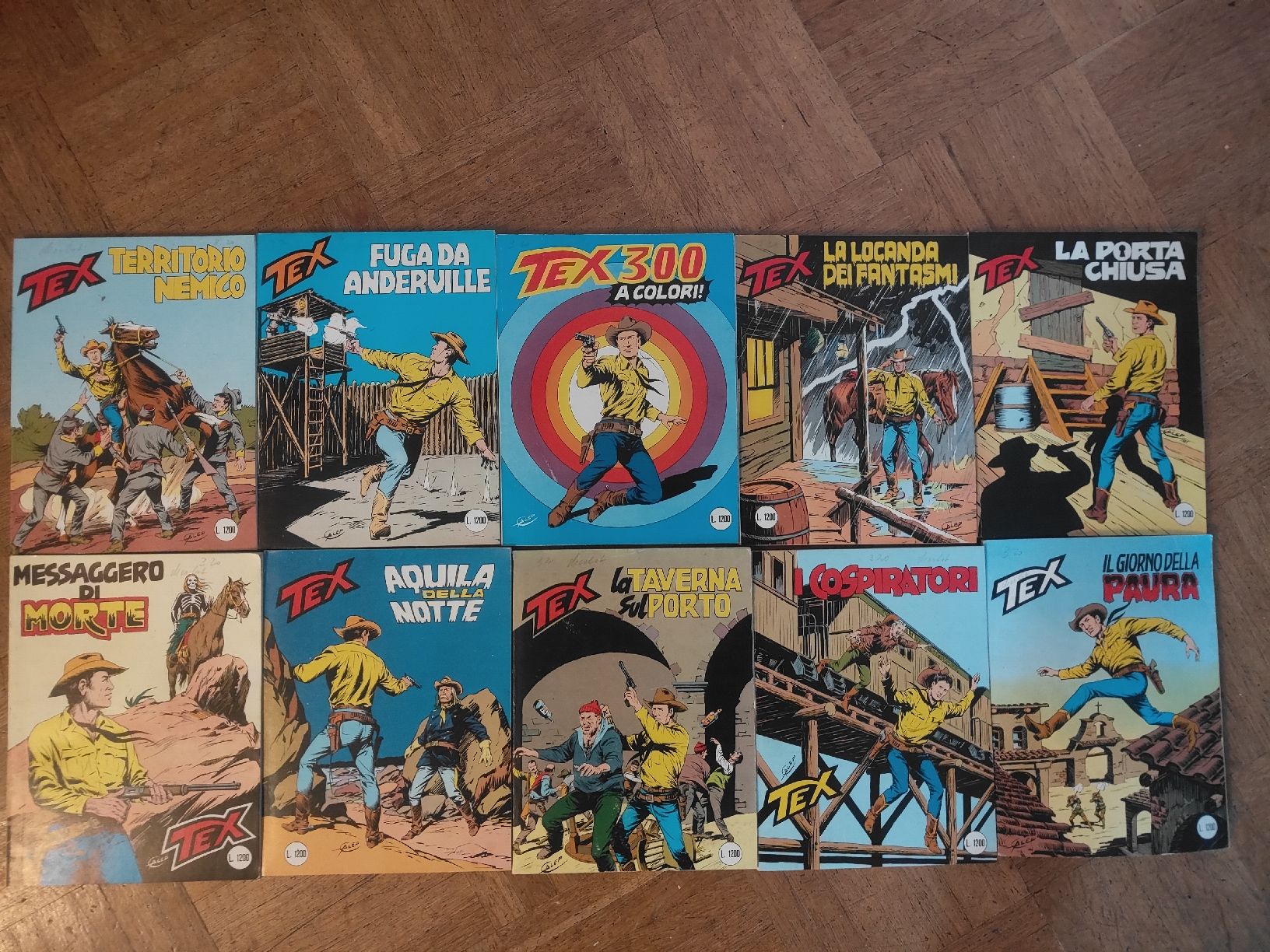 Fumetti: 10 Stk.TEX Comics Nr. 298 - 307 – Usato da Hägendorf venduto da Yahuhu01