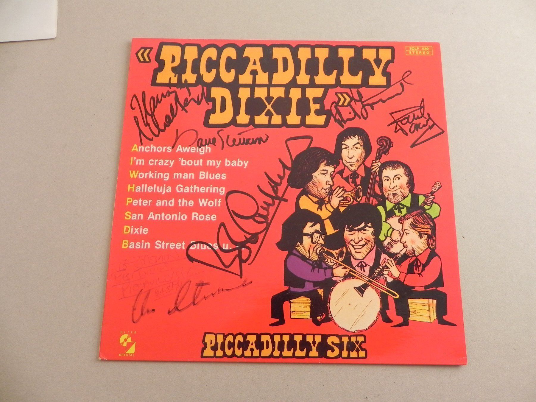 Dischi in vinile: LP CH Jazz Piccadilly Six Autogramm – Usato da Siebnen venduto da krimsie