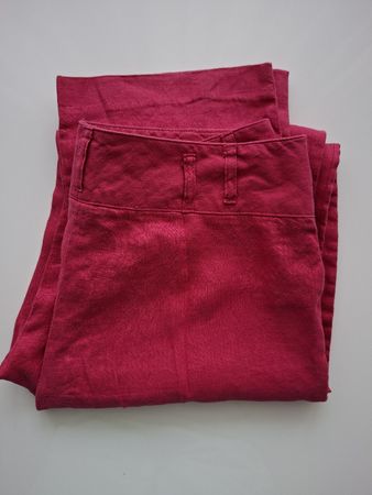 Pantalon cyclamen 100% lin – Made in France – T.38