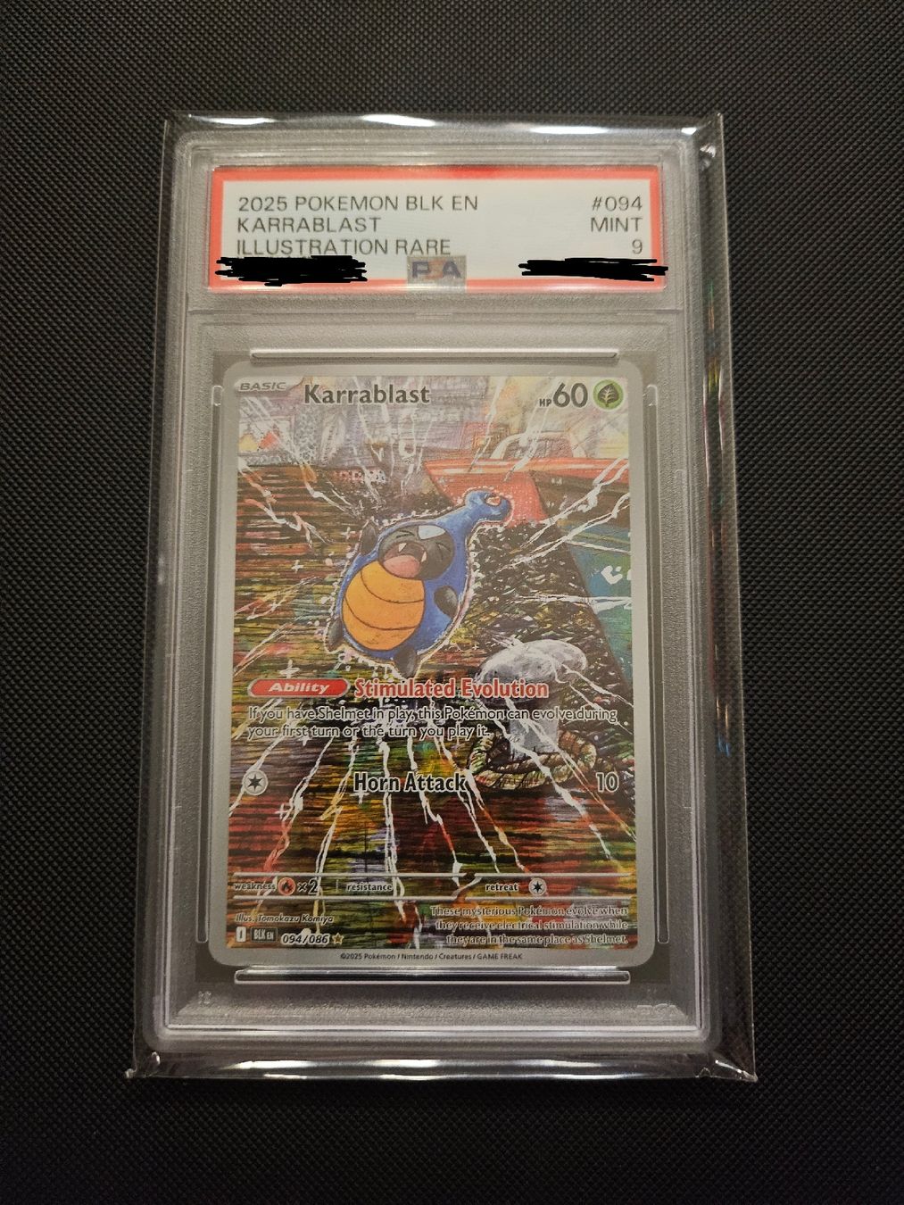 Pokémon Sammelbilder & Trading cards: Karrablast IR PSA 9 - MINT - BLK 094 – Neu (gemäss Beschreibung) aus Wettingen von BoogieDown