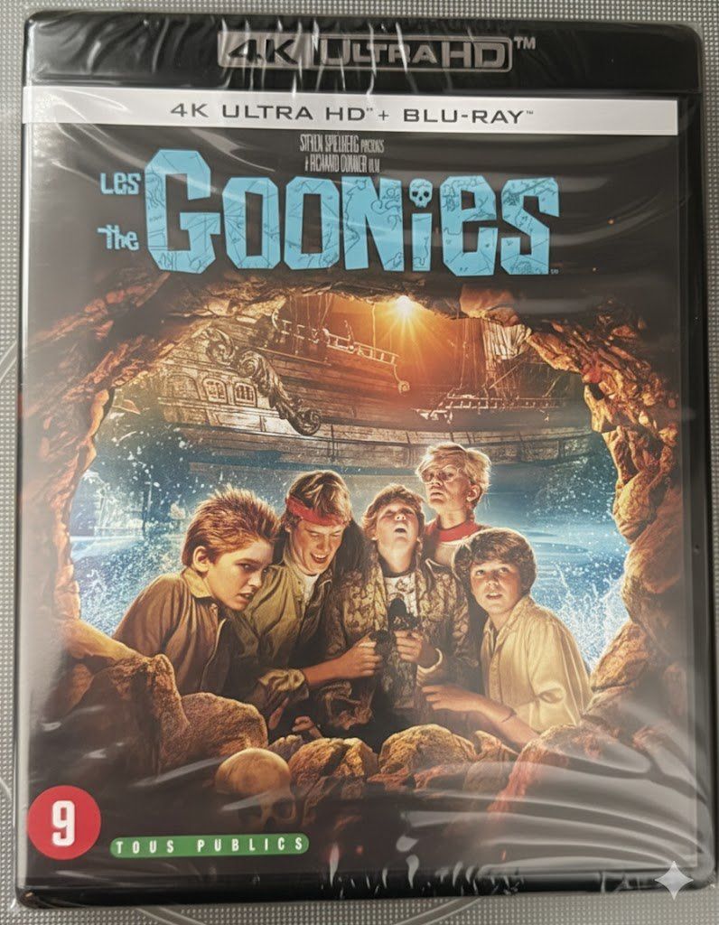 Tutti i DVDs: Les Goonies (1985) - 4K UHD + Blu-ray – Nuovo e nell'imballaggio originale da Semsales venduto da __Florian__ 1