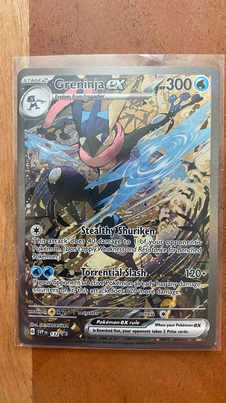 Pokémon Carte collezionabili: Greninja ex - SVP 132 Promo EN – Usato da Winterthur venduto da PikaPoki