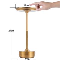 10 pièces of Gold Cordless Table Lamp 3 Colours
