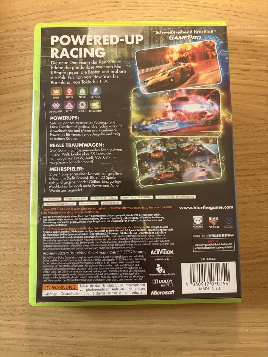Microsoft Giochi: Blur - Xbox 360 (DE) – Usato da Pully venduto da FunkyGames 1