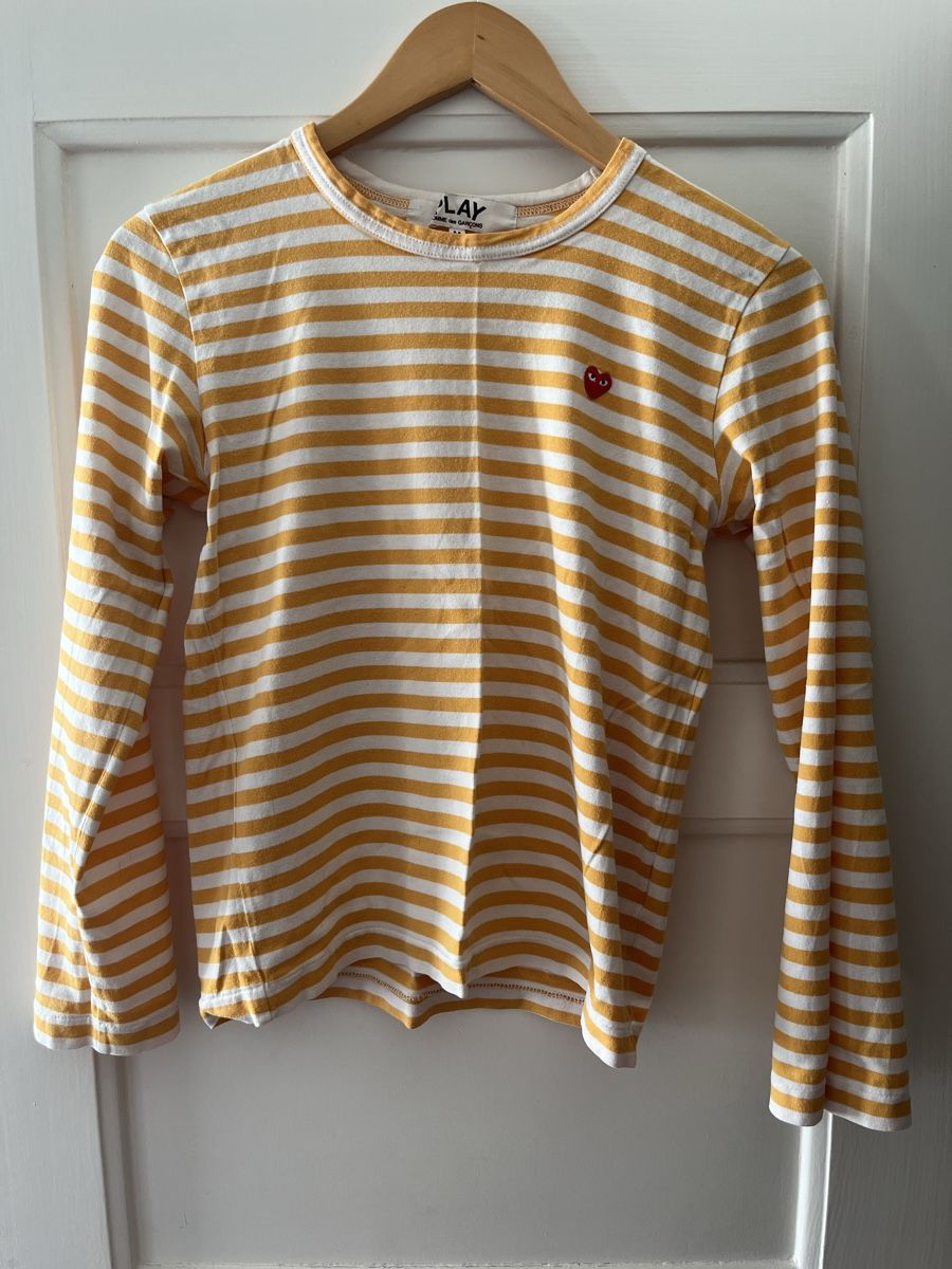 Comme Des Garcons T-shirt: PLAY COMME des GARCONS T-Shirt gestreift – Usato da Zürich venduto da vitobossha 1
