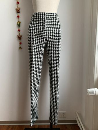 AKRIS punto: Neue Vichy-Hose mit Kaufetikette, 36, NP 495.00