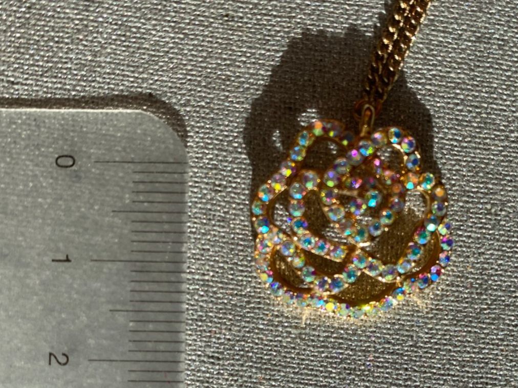 Catenine: Kette mit Rose ca. 40 + 6 cm – Usato da Thalwil venduto da gb_ea2000 2