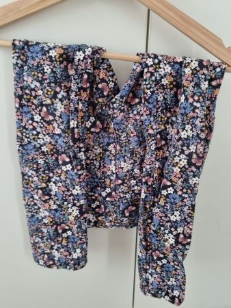 Pantalons H&M enfant taille 140, motif floral printemps/é...