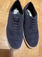 Massimo Dutti shoes dark blue as black suede size 39