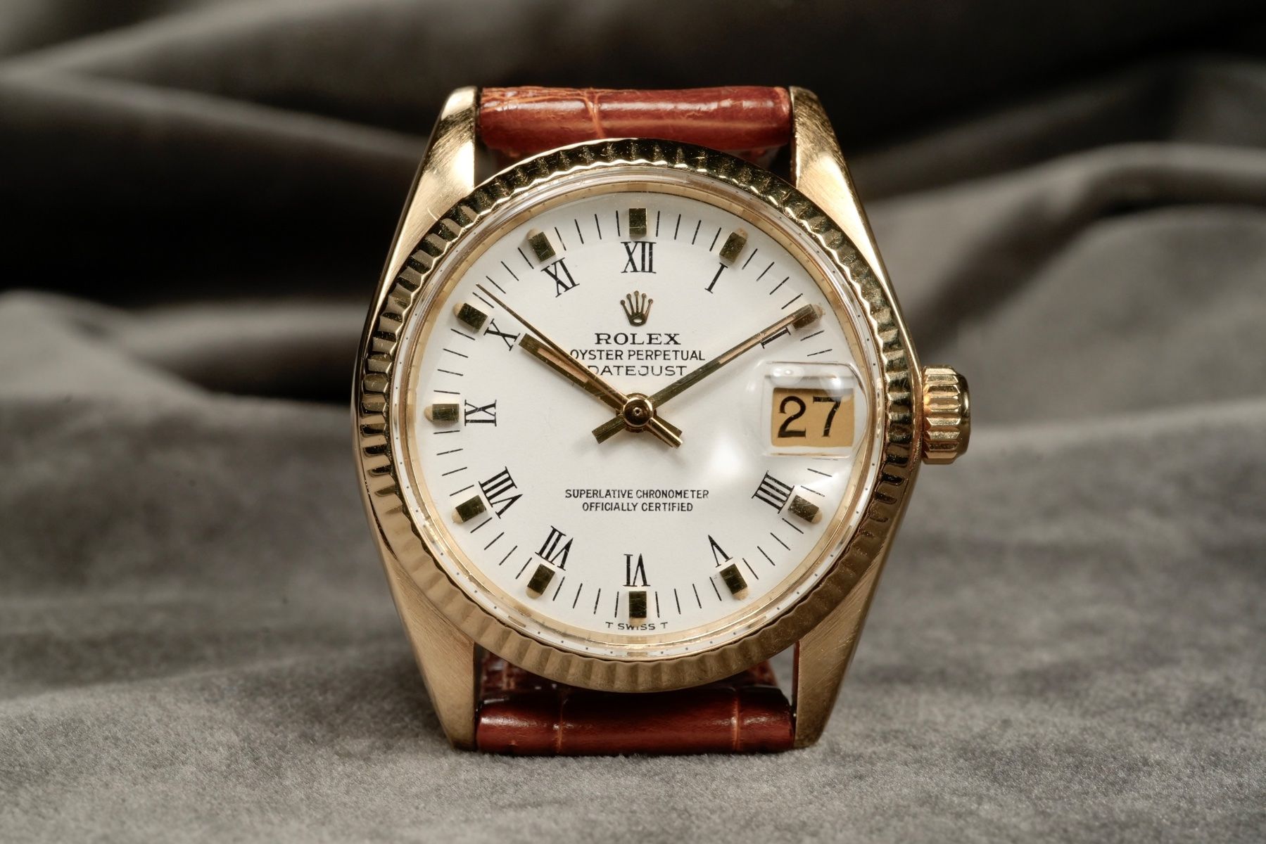 Rolex Orologi: Rolex - Datejust Boy`s Size Ref. 6827 Original 18kt. Gold – Usato da Morcote venduto da chronoservice 1