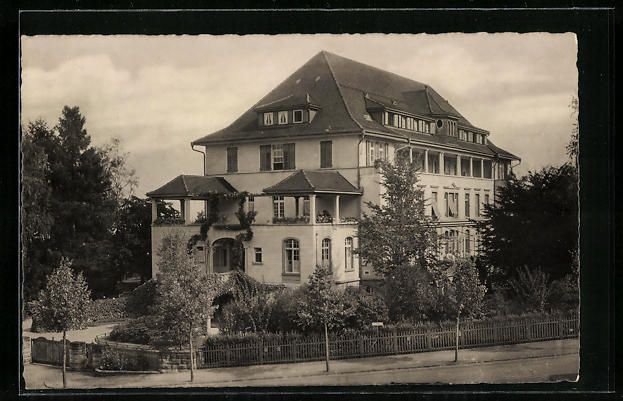 Ansichtskarten: AK Rorschach, Städt. Krankenhaus, 1947 – Gebraucht aus Berlin von bartko-reher