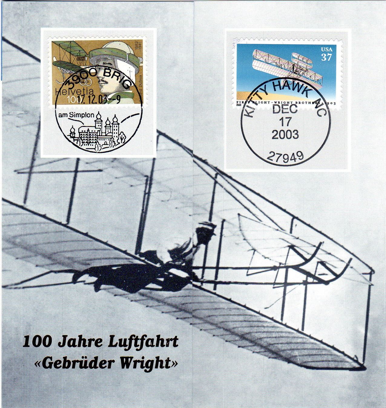 Tutti i francobolli: GEDENKFOLDER 100 JAHRE LUFTFAHRT GEBRÜDER WRIGHT 2003 - FL8 – Nuovo (secondo la descrizione) da Losone venduto da EM2019