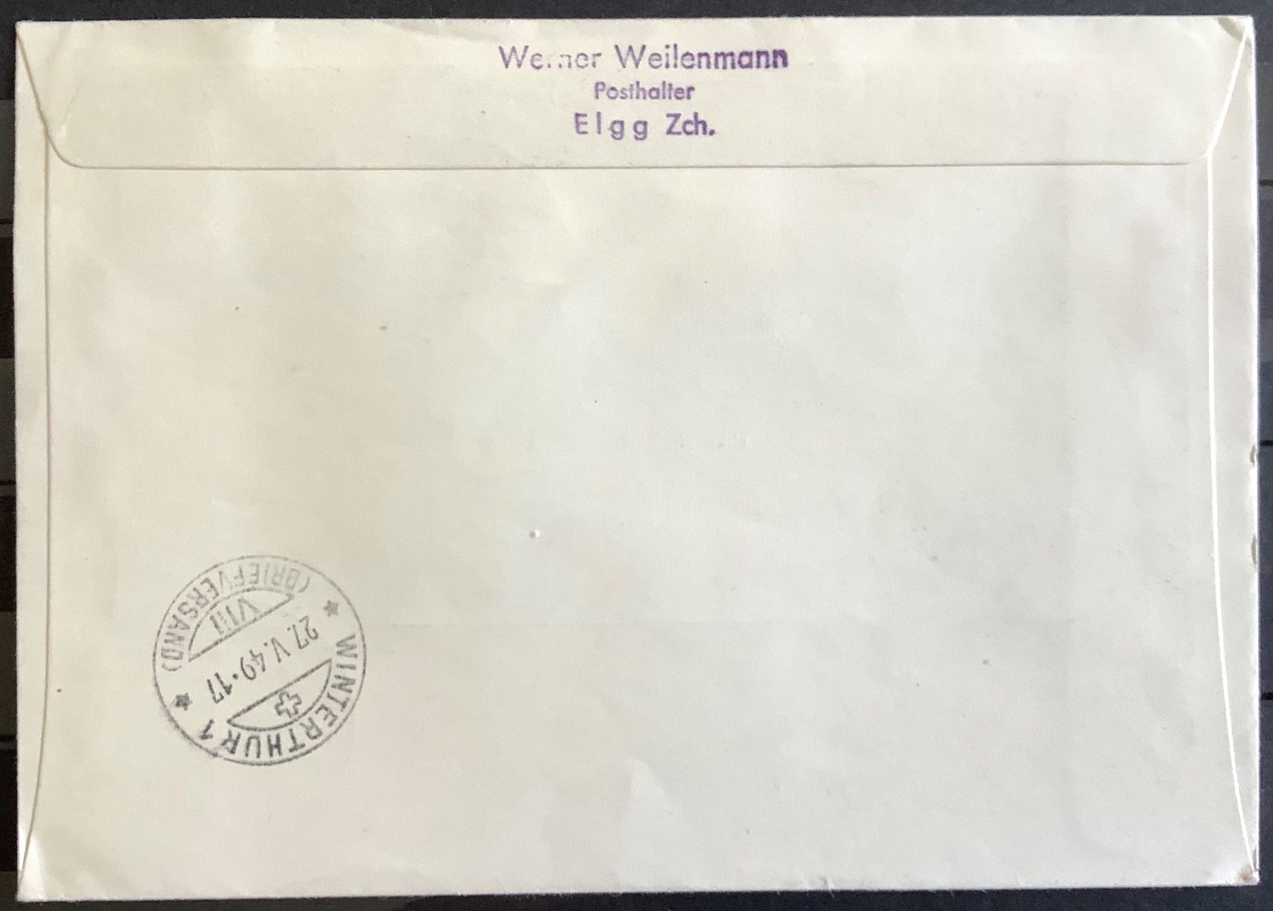 Alle Briefmarken: 1949 - R- Satzbrief 100 Jahre Post – Gebraucht aus Liestal von Skunk02 1