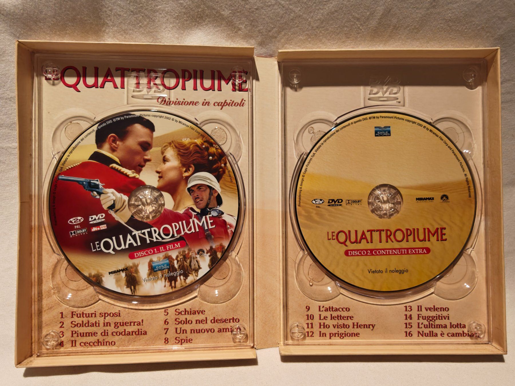 Tutti i DVDs: Le Quattropiume The Four Feathers 2-Disc Set – Usato da Gutenswil venduto da Vulcano21 1