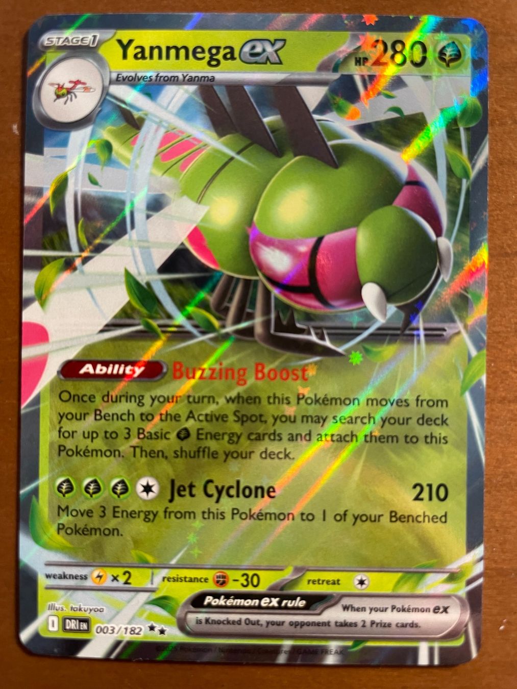 Pokémon Carte collezionabili: Pokemon Yanmega eX (Versand gratis) – Nuovo (secondo la descrizione) da Chur venduto da Angerson