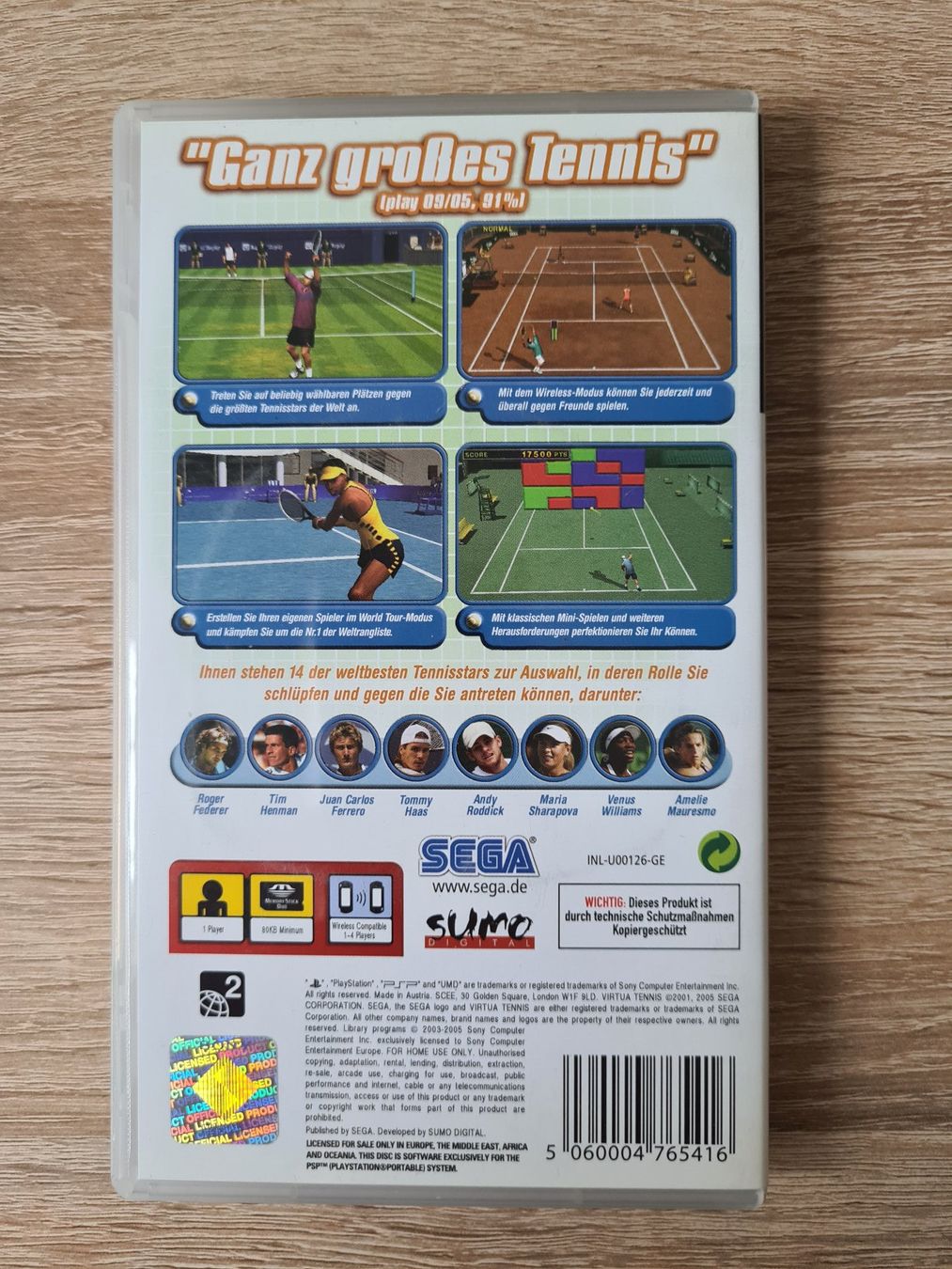 Giochi: Virtua Tennis: World Tour - PSP – Usato da Carouge GE venduto da Franllo 1