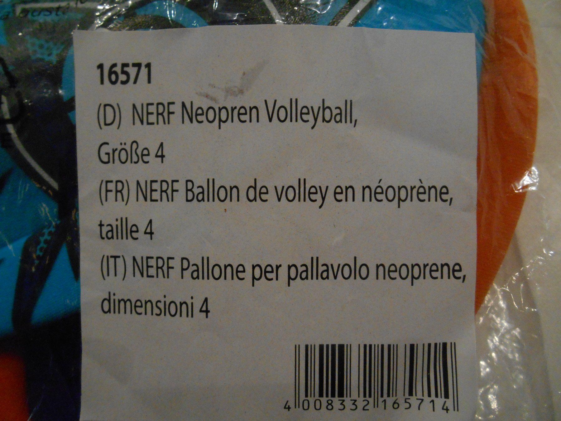 Nerf Ballons: Nerf Neopren Volleyball Gr. 4 - NEU – Neuf avec emballage d'origine à Nussbaumen AG par Sumopi 2