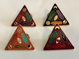 4 Pin Das Auge Kunst