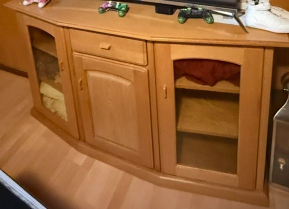 Kommoden: Highboard massiv holz Vintage  – Neu (gemäss Beschreibung) aus stans von zie_m2nf