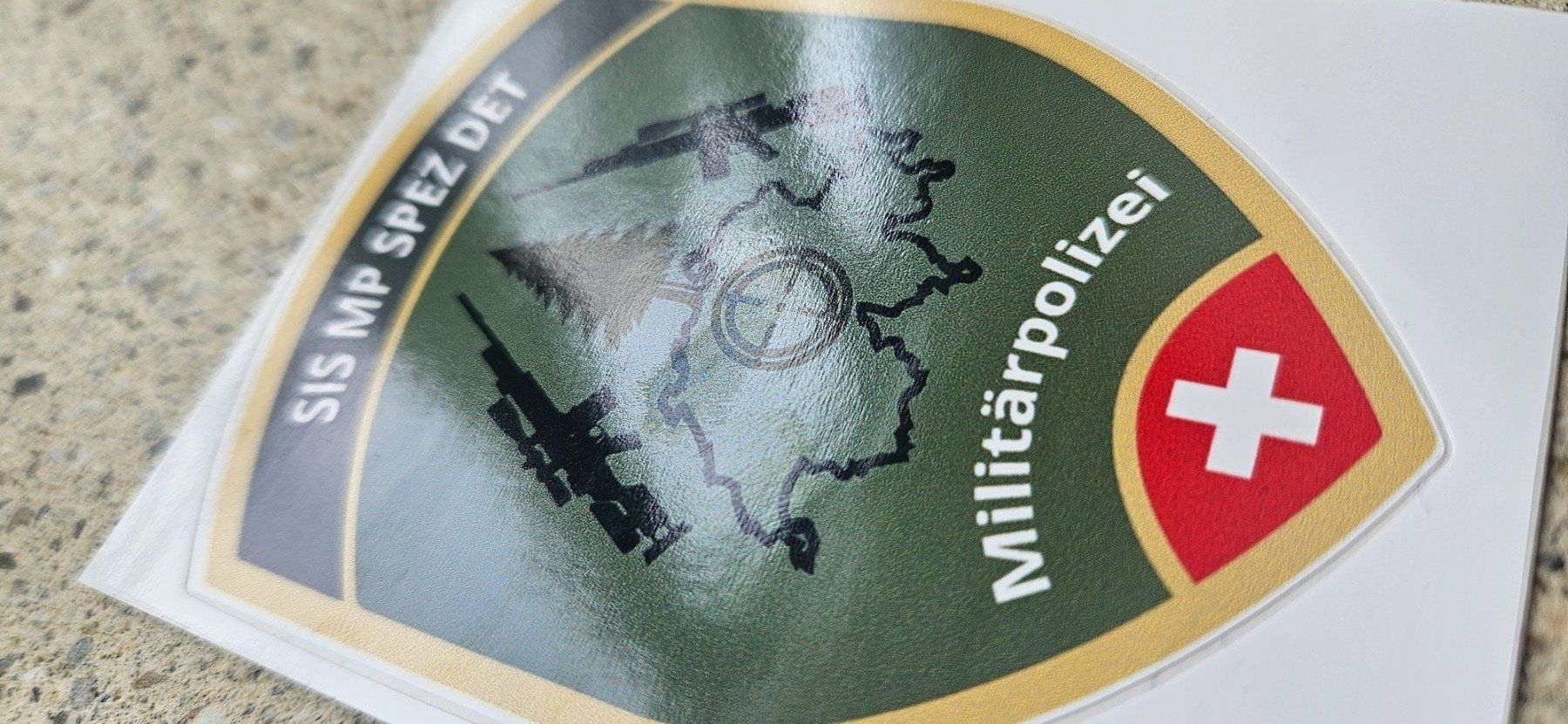 Schweizer Armee Placchette & Badge: *** Aufkleber SIS MP Spez Det *** – Nuovo e nell'imballaggio originale da Riedholz venduto da fr_sIruP 1