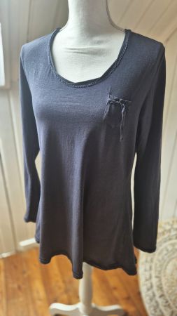 NILE  💙🩶  sweatshirt   grau/blau  Grösse L