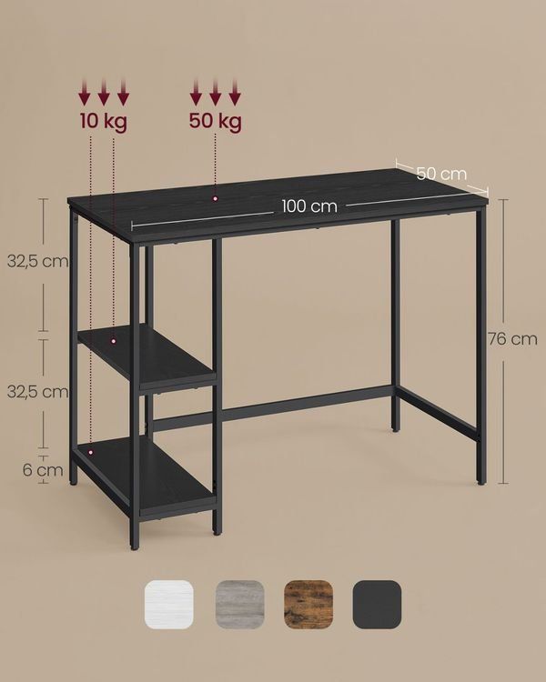 Scrivanie: Computertisch Homeoffice mit Regalboden robust IMARI – Nuovo e nell'imballaggio originale da Lachen SZ venduto da MAMORU-MOEBEL 3