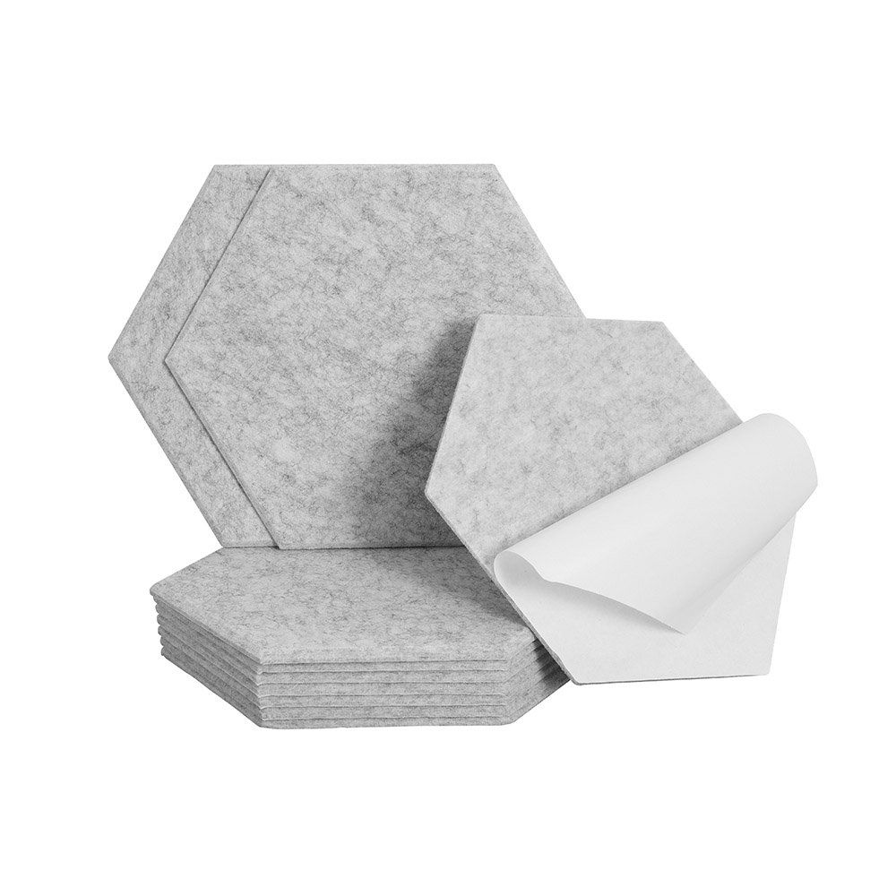 Altri accessori: Akustikplatten Hexagon selbstklebend SLIVA - Hellgrau – Nuovo e nell'imballaggio originale da Wallenwil venduto da toesstal-vertrieb 3