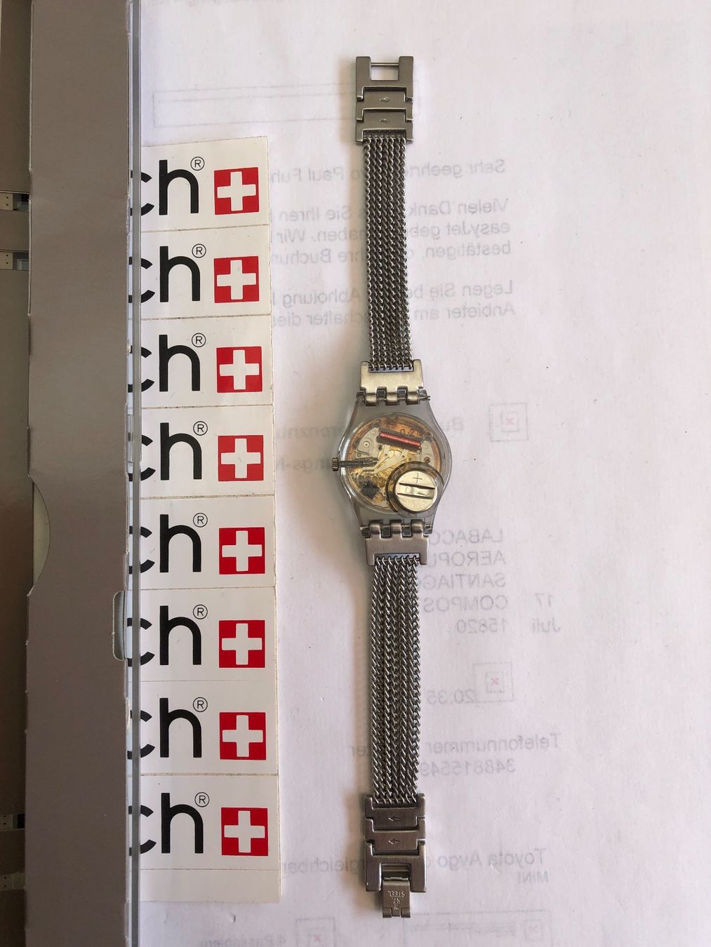 Swatch Uhren: SWATCH LADY WRISTED CHAIN von 2000 – Neu und originalverpackt aus Biel/Bienne von winnertaco 5