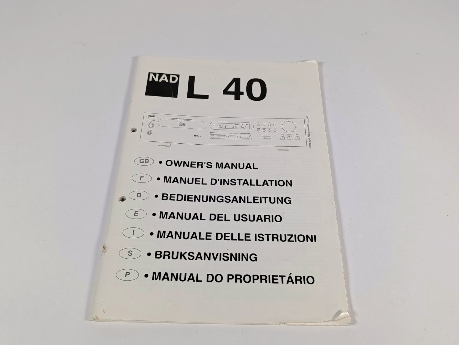 Nad Audio- & Mediensysteme: NAD L40 Compact Disc Receiver - Lecteur CD – Gebraucht aus Thielle von Plusvalue_Neuchatel 3
