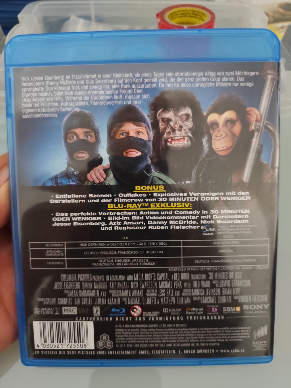 Tutti i DVDs: 30 Minuten oder Weniger – Usato da Oetwil an der Limmat venduto da Fernando-bras 1