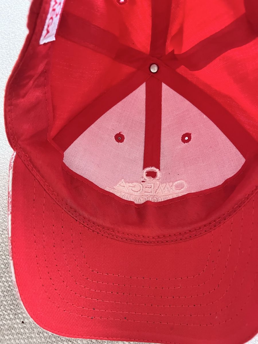Copricapi, berretti & cappellini: Omega European Masters Baseball Cap Red Adjustable – Usato da Lausanne venduto da Danash 1